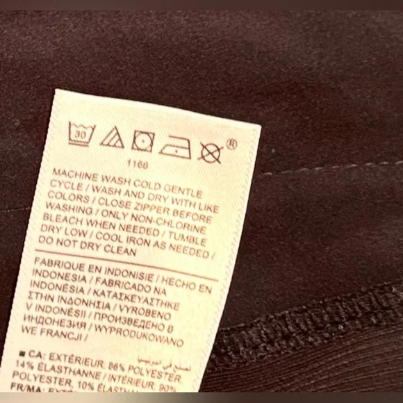 Athleta Size 10 Women’s Black Skirt - Picture 12 of 16